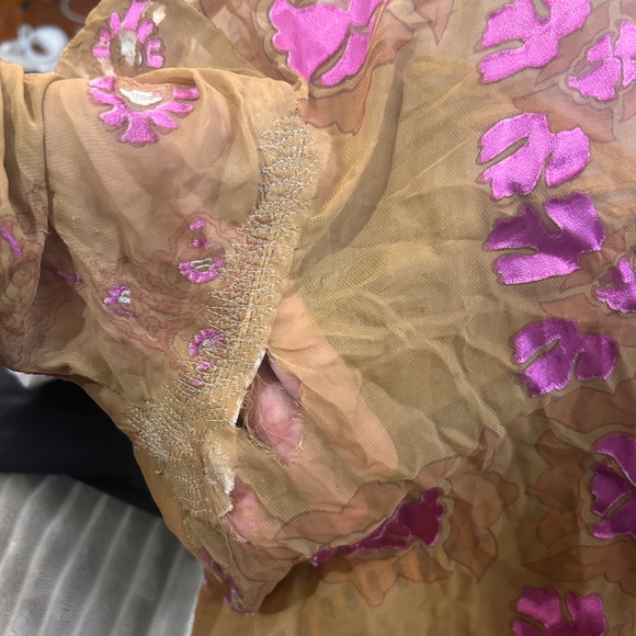 For Love and Lemons Barcelona Mini Dress Tunic szM*NEEDS REPAIR* - Picture 9 of 10